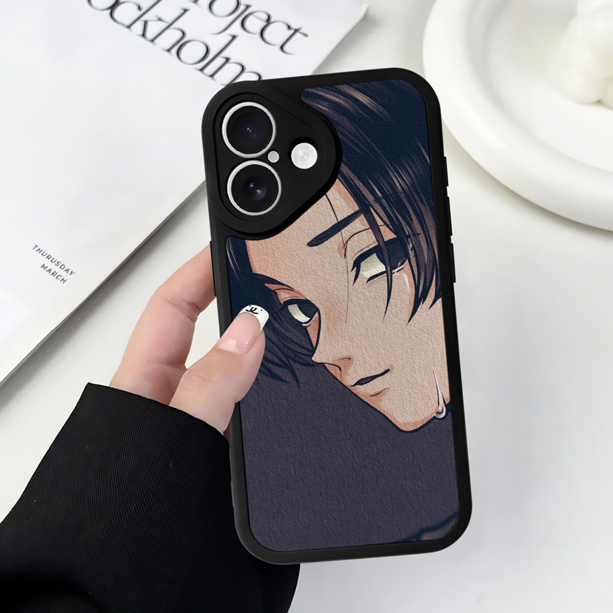 （画像用） 東京リベンジャーズ Tokyo Revengers 【iPhone 16シリーズ対応】シリコンスマホケース（レザー調） 材質：シリコン